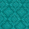 Teal Blue Moroccan Patterned Kurta Set
